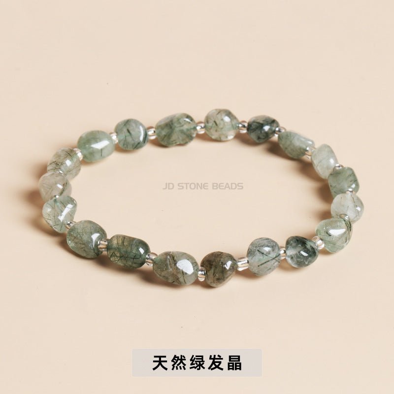 Crystal gravel bracelet