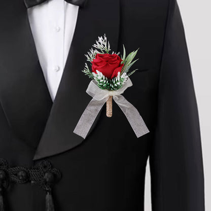 Bride and Groom Wedding Corsage