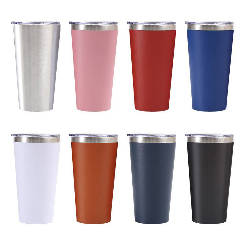 16Oz double layer vacuum stainless steel coffee cup