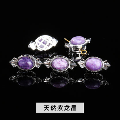 Natural stone crystal candy magic box accessories