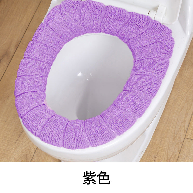 Winter Thick Plush Toilet Seat Cover, Universal for All Seasons