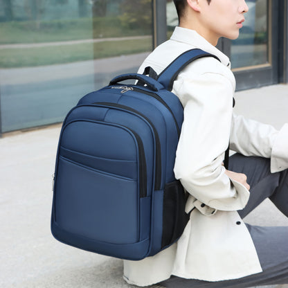 Solid color men's business leisure computer bag