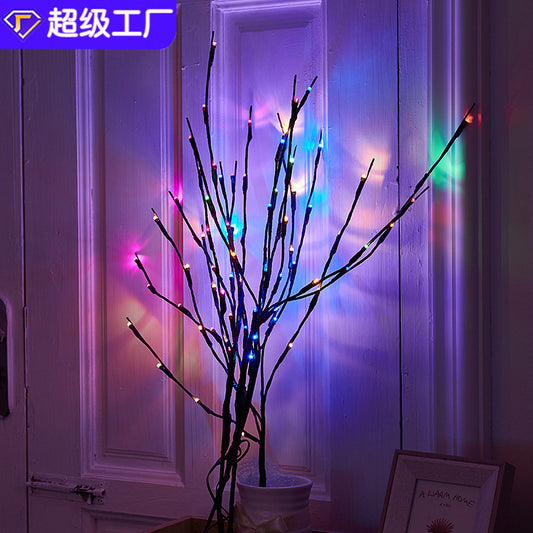 LED colored lights tree branch lights string Christmas holiday decoration lights