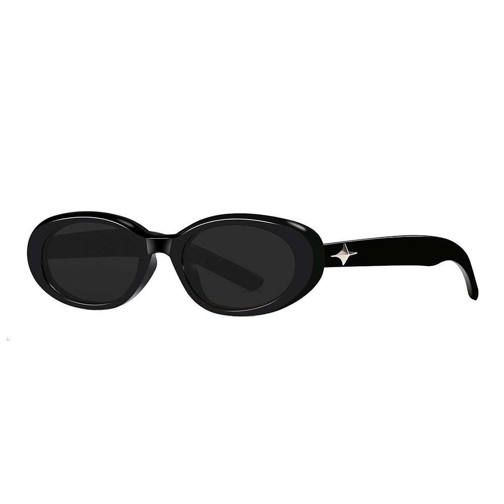 Korean Jennie Style Oval Polarized Sunglasses