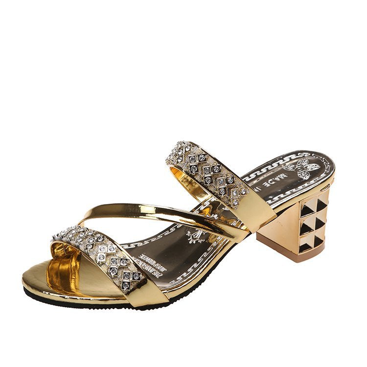 Rhinestone fashion sandals