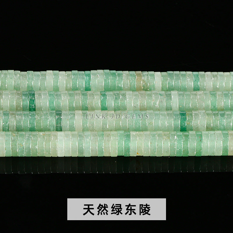 6 * 1Mm natural stone right-angle spacer loose beads