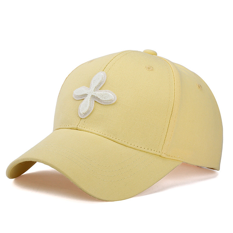 All-Season Embroidered Textured Sun Protection Baseball Cap