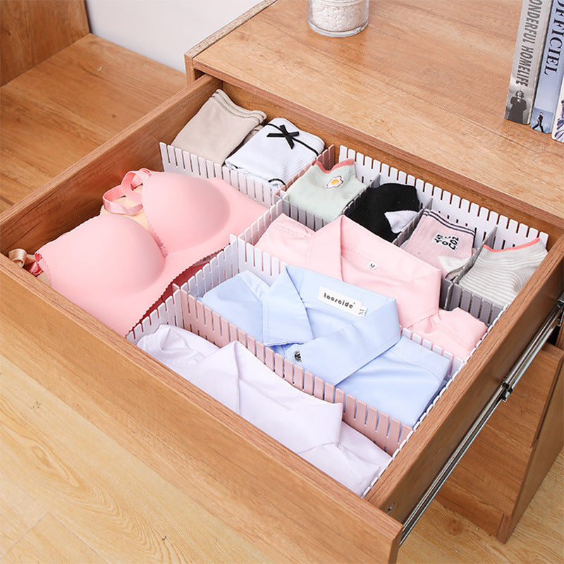 Drawer Storage Divider Piece Plastic Partition Free Combination