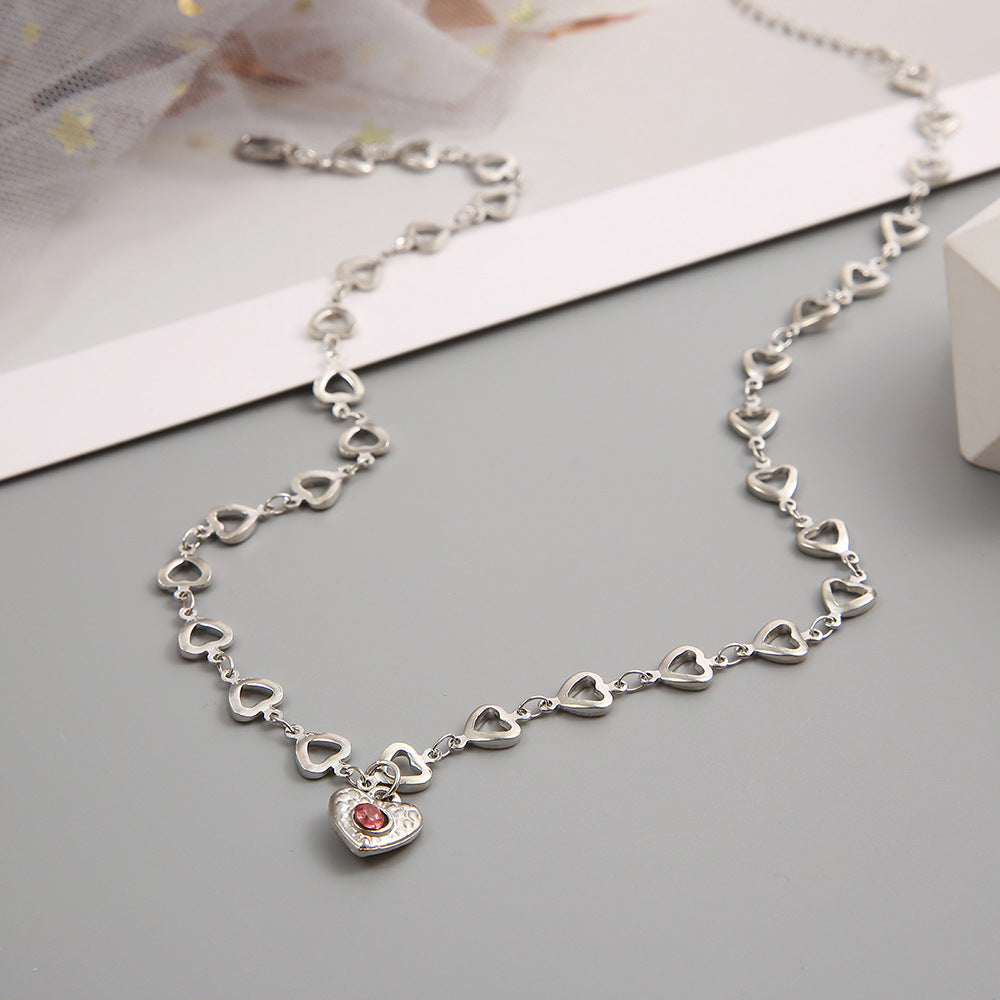 Heart Diamond Necklace