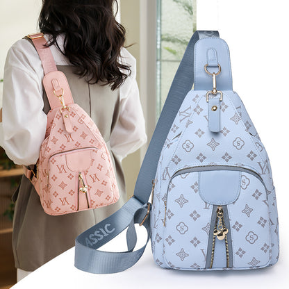 New breast bag Korean version fashion printing