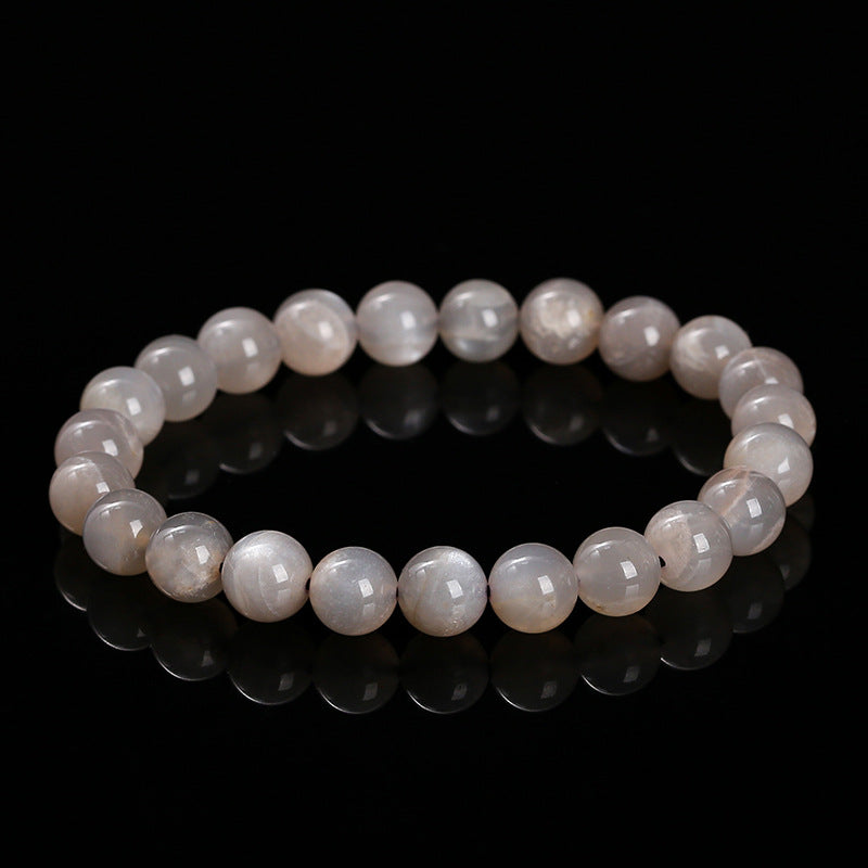 3A natural milk tea moonstone bracelet.