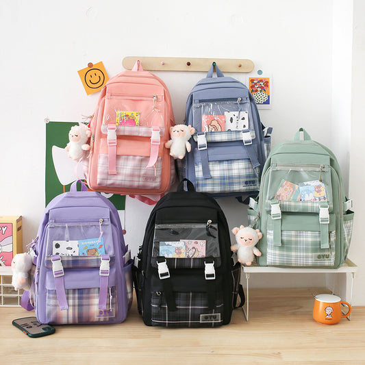 4-piece Oxford cloth backpack