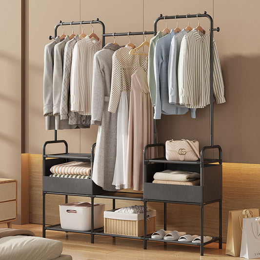 Floor Clothes Drying Rack Organizer