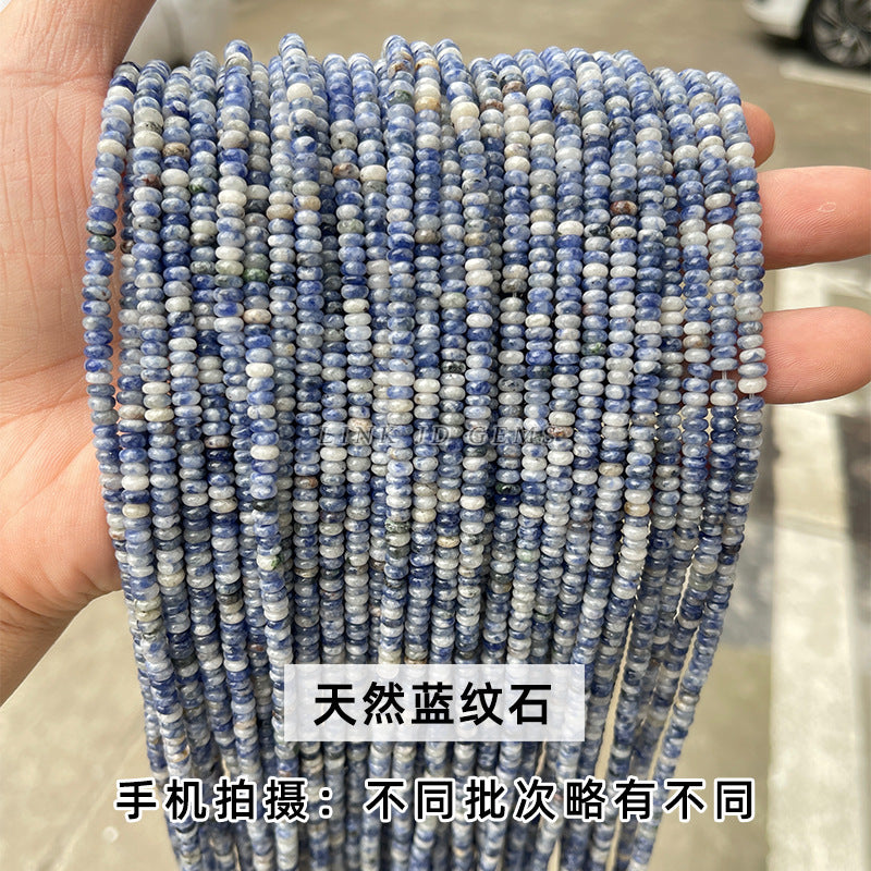 4 * 2Mm natural jade abacus beads loose beads