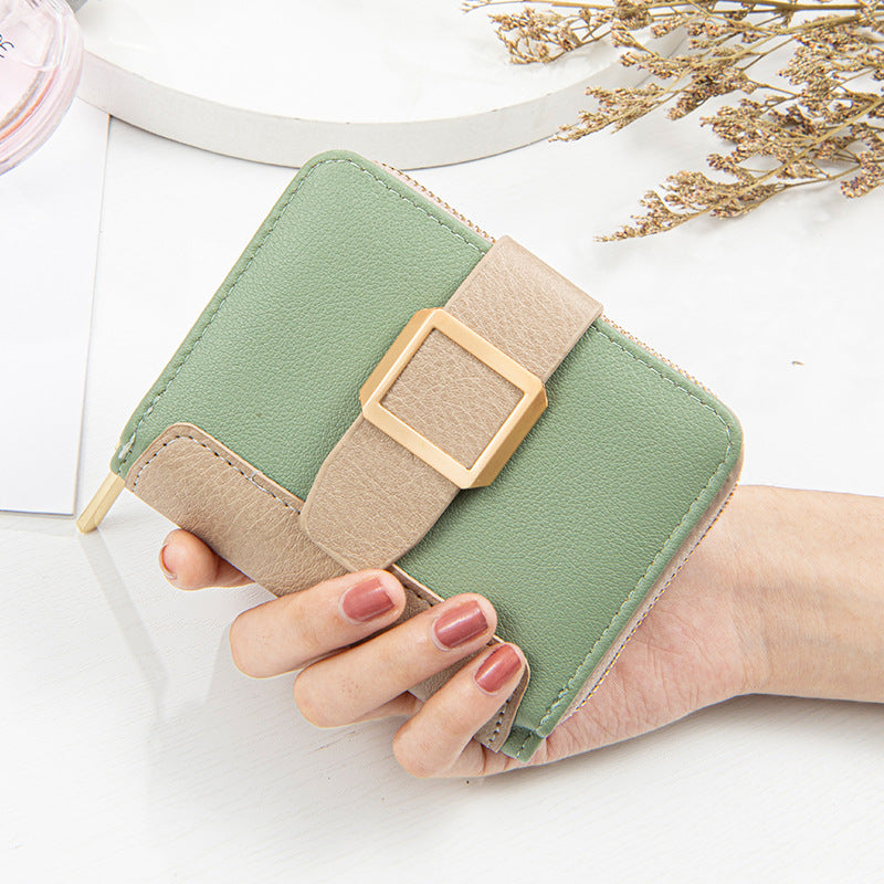 Wallet women's short Korean version