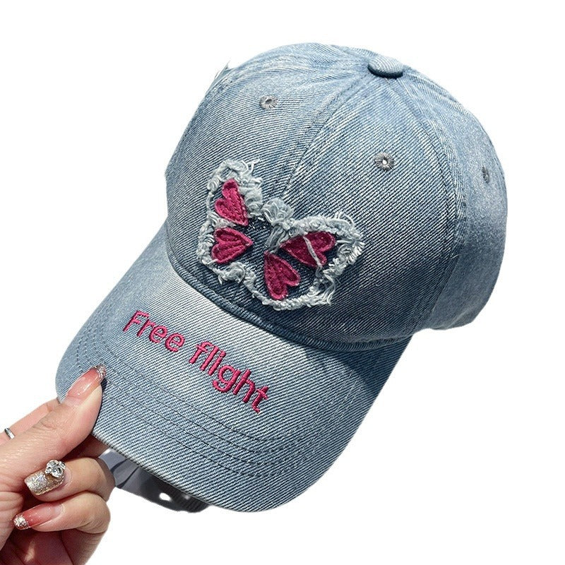 Gorra de béisbol de mariposa 