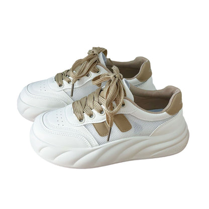 women's all-match white shoes