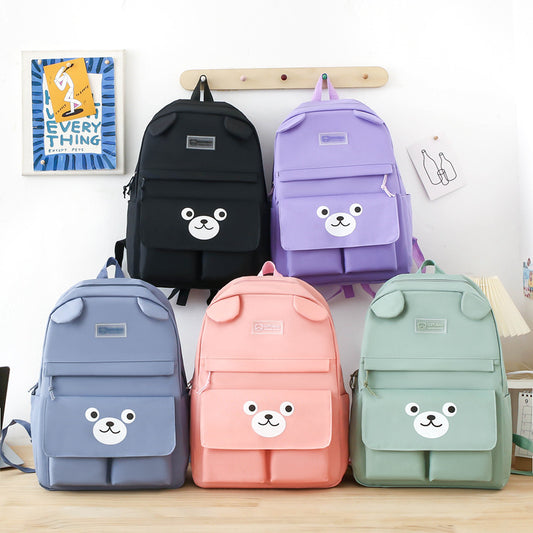 Backpack cartoon casual backpack student schoolbag