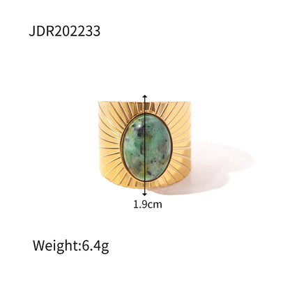 Turquoise Wide Open Ring