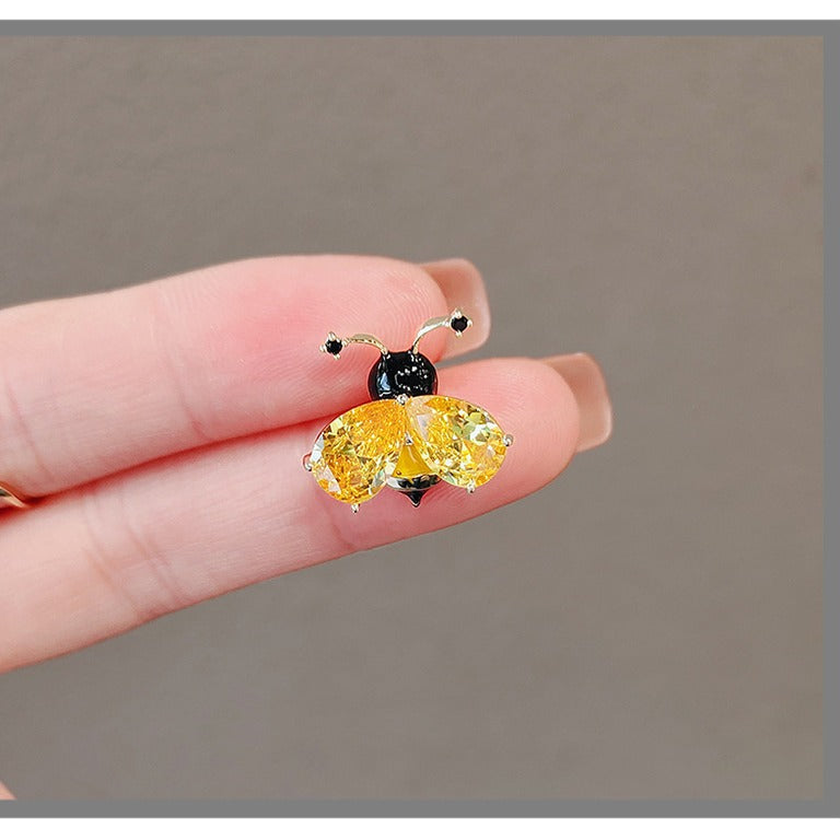 Crystal Bee Corsage Pin