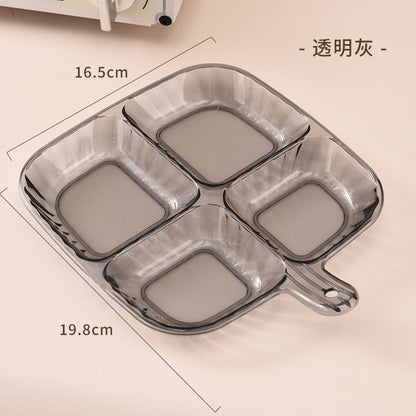 Divided Food Prep Tray Home Organizer