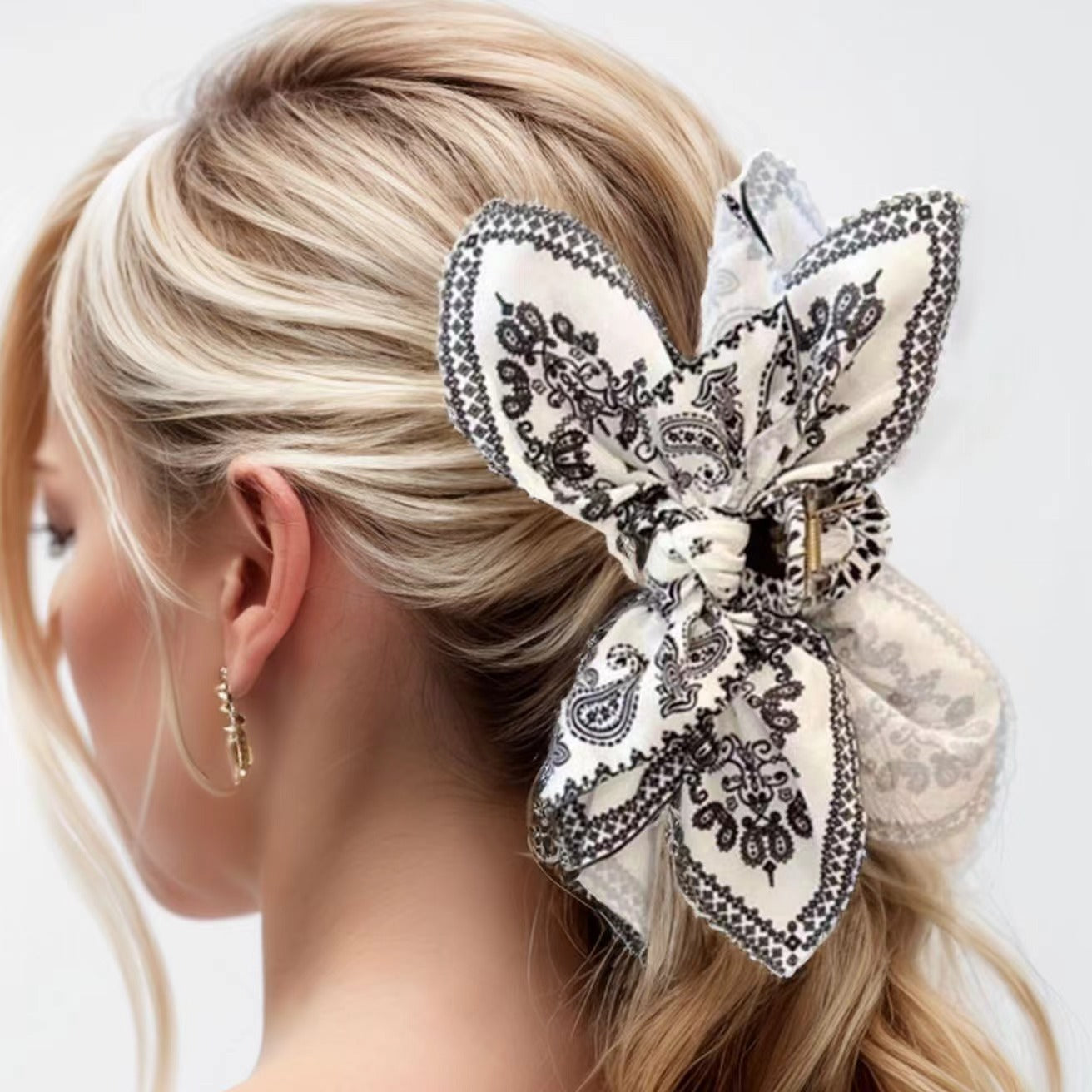 Premium bow headgear hairpin