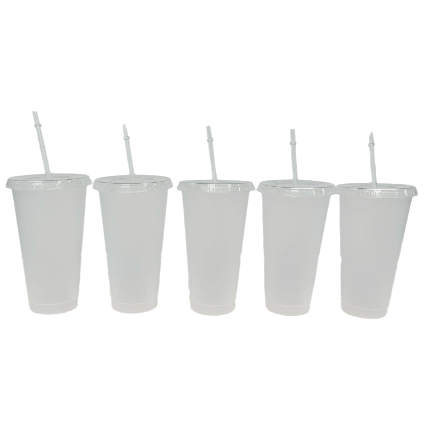 710Ml single layer coffee straw cup