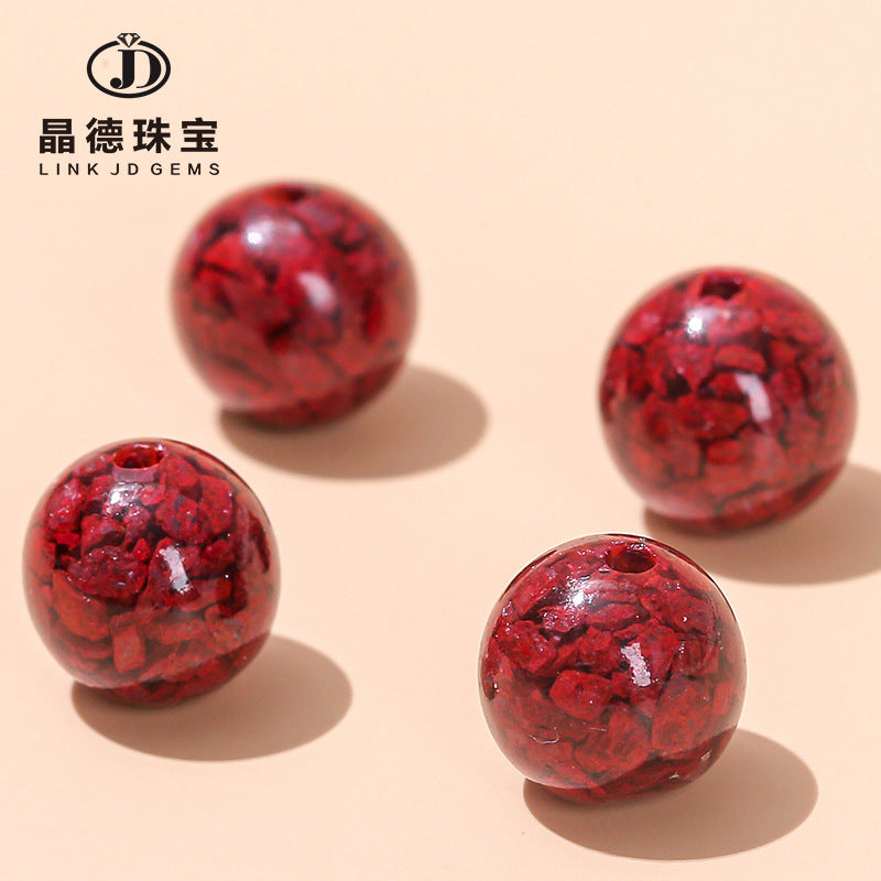 Cinnabar Crystal Granules Blood Sand Red Sand Beads