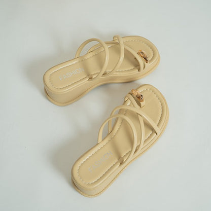 Platform slippers women's summer