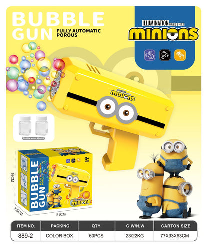 Minions Kurumi Bubble Gun Toy, Handheld Bubble Gun, Popular Automatic Multi-Style