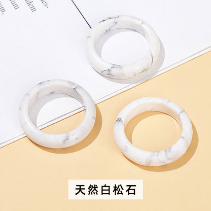 Natural Dongling jade ring ring