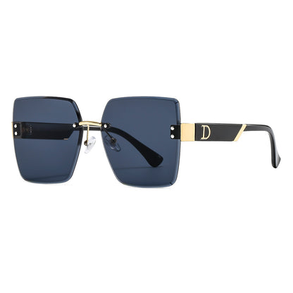 D Brand Frameless Cut-Edge Sunglasses