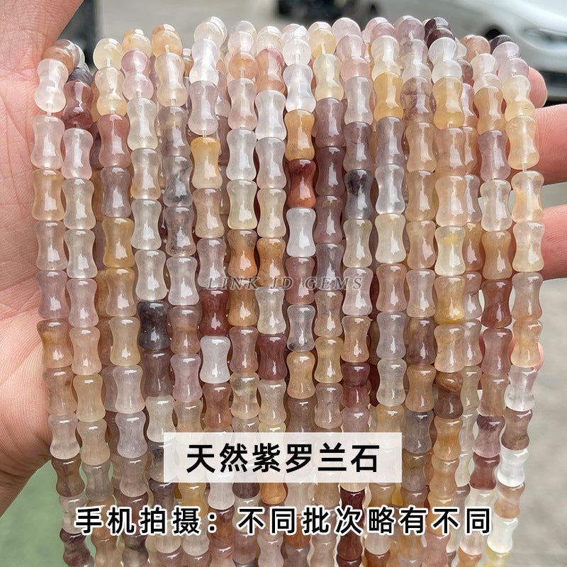 5X12mm Southern Yuzhu Festival Pipe Beads Loose Beads Separator Beads