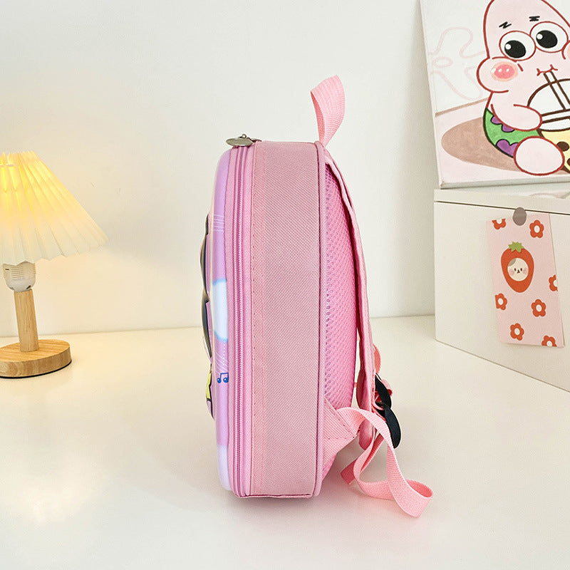 Cute eggshell panda bag baby school bag