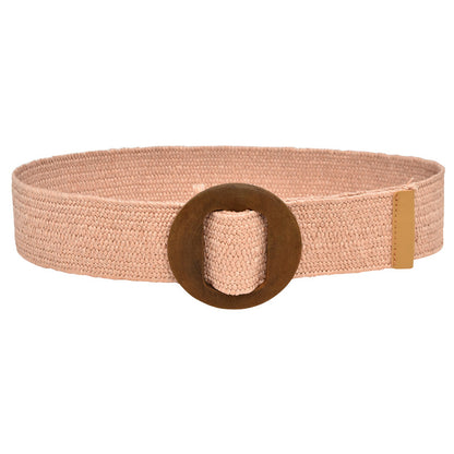 Women's canvas elastic belt