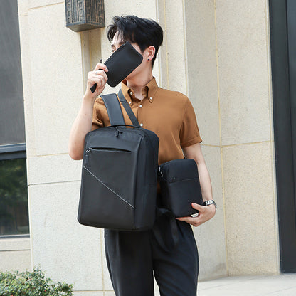 Computer bag three-piece backpack