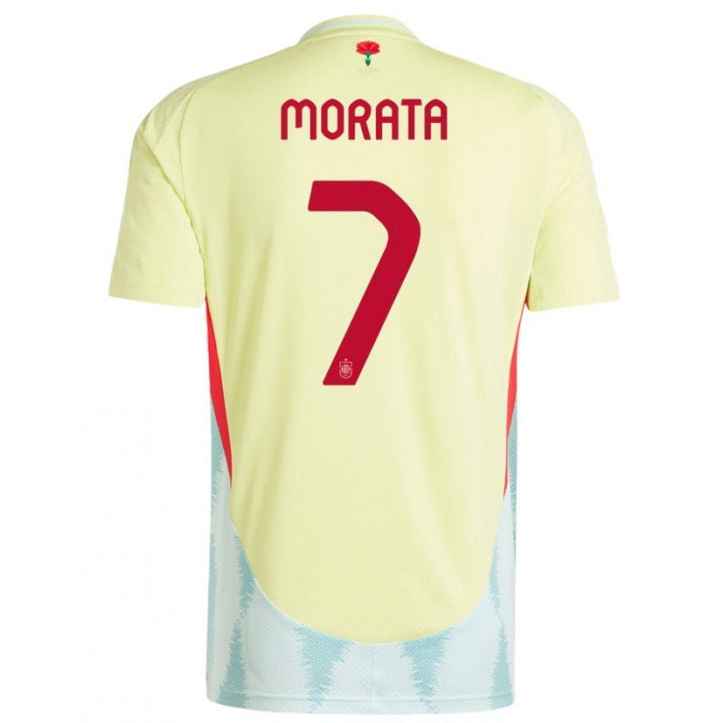 24 Euro Spain Home Away 9 Gavi 7 Morata 26 Pedri Jersey