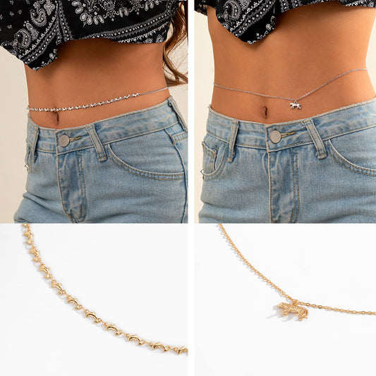 Sexy Casual Metal Dolphin Body Chain