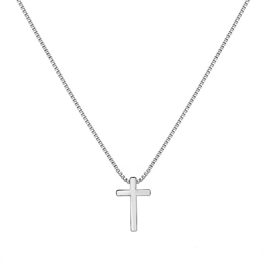 Cross Pendant Real Gold Plated Necklace