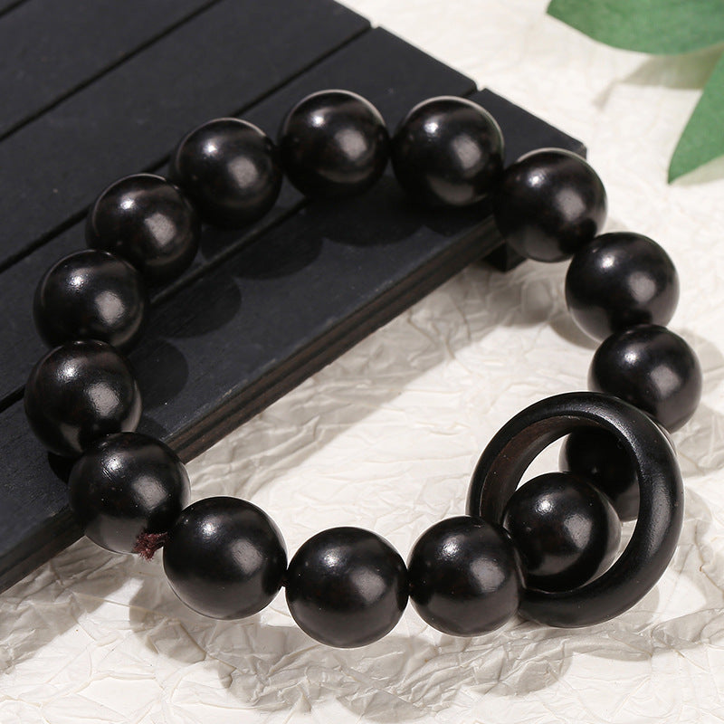 Ebony Bead Bead Bracelet