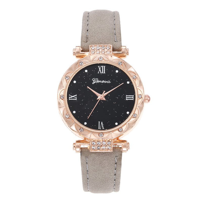 Diamond Roman Round Ladies Watch