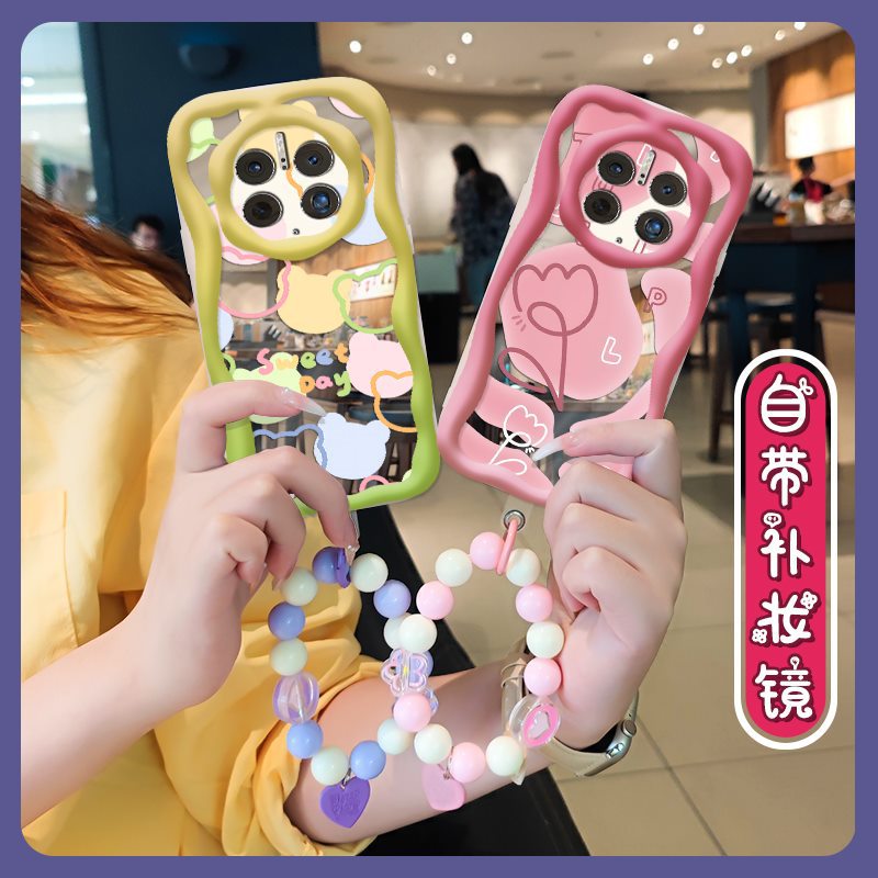 Mate50 Pro 3D Cute Mirror Soft Case