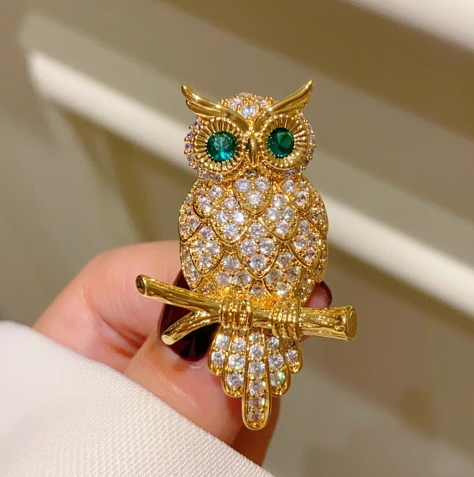 Owl Aesthetic Brooch