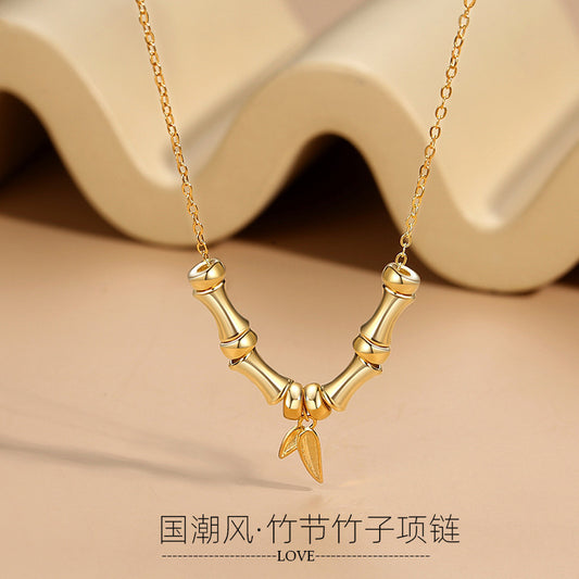 Bamboo necklace fashion