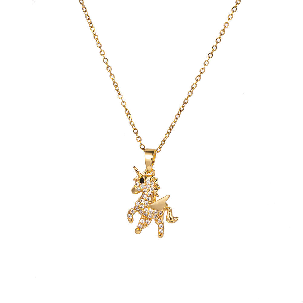 Cute little unicorn necklace