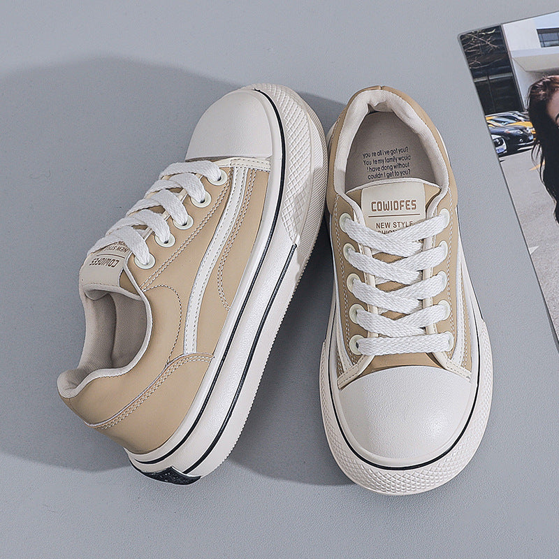 girl students' fashionable canvas shoes