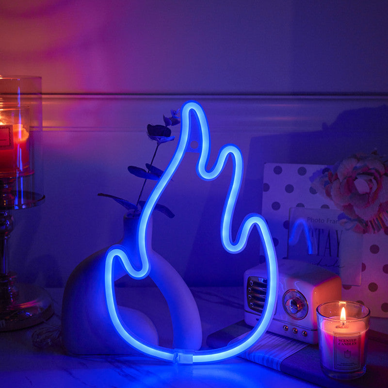 LED neon butterfly decorative lamp planet night light