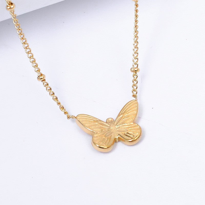 Romantic butterfly necklace