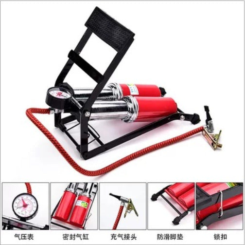 Vehicle double tube pump Vehicle air pump