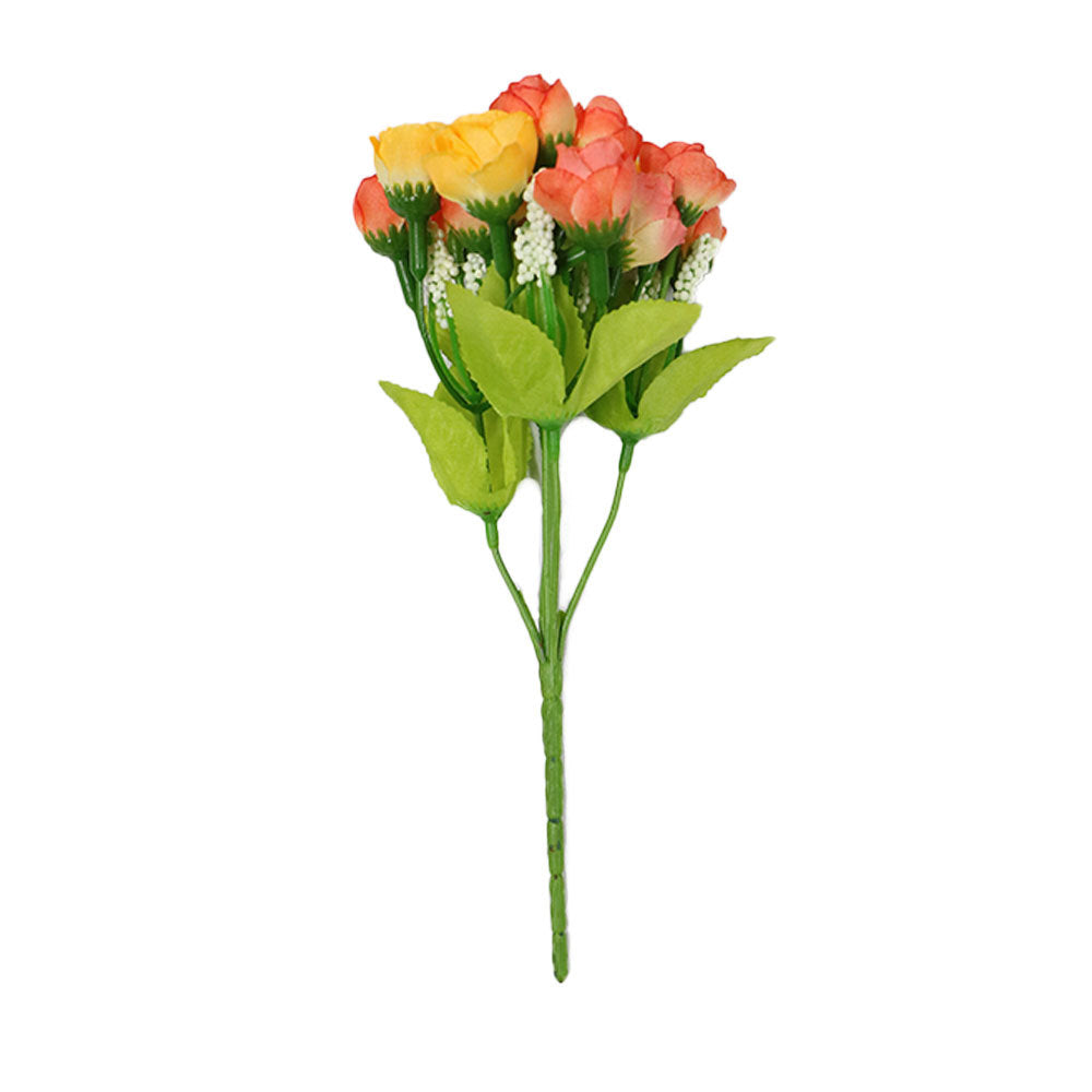 Artificial flower 15 heads star bud mini rose